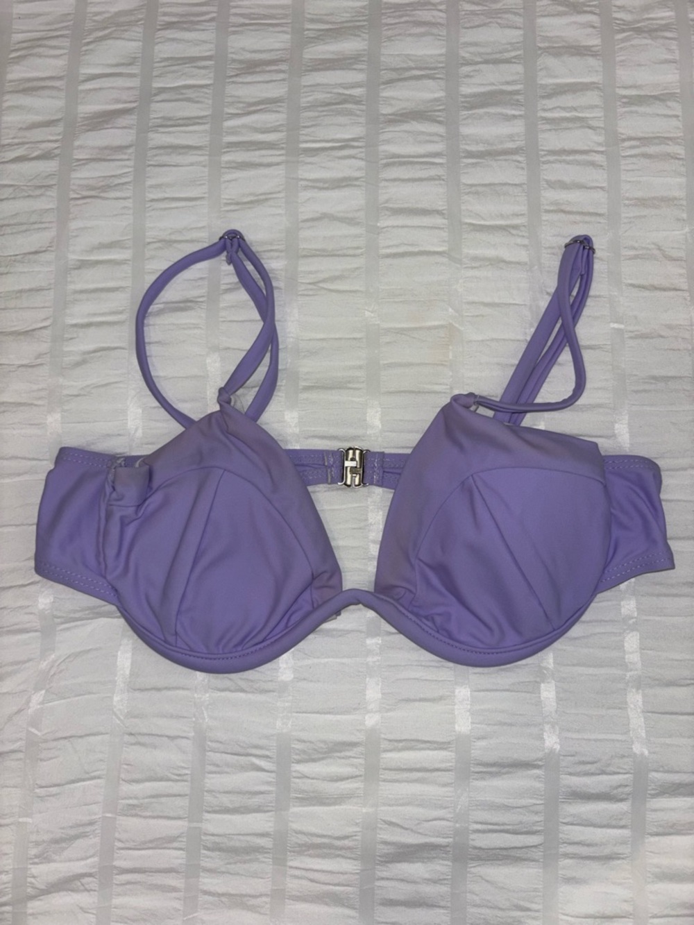 lavender underwire bikini top